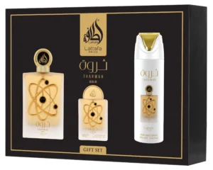 GIFTSET - THARWAH GOLD - 3PC(EDP 100ML+20ML+D EO 200ML)